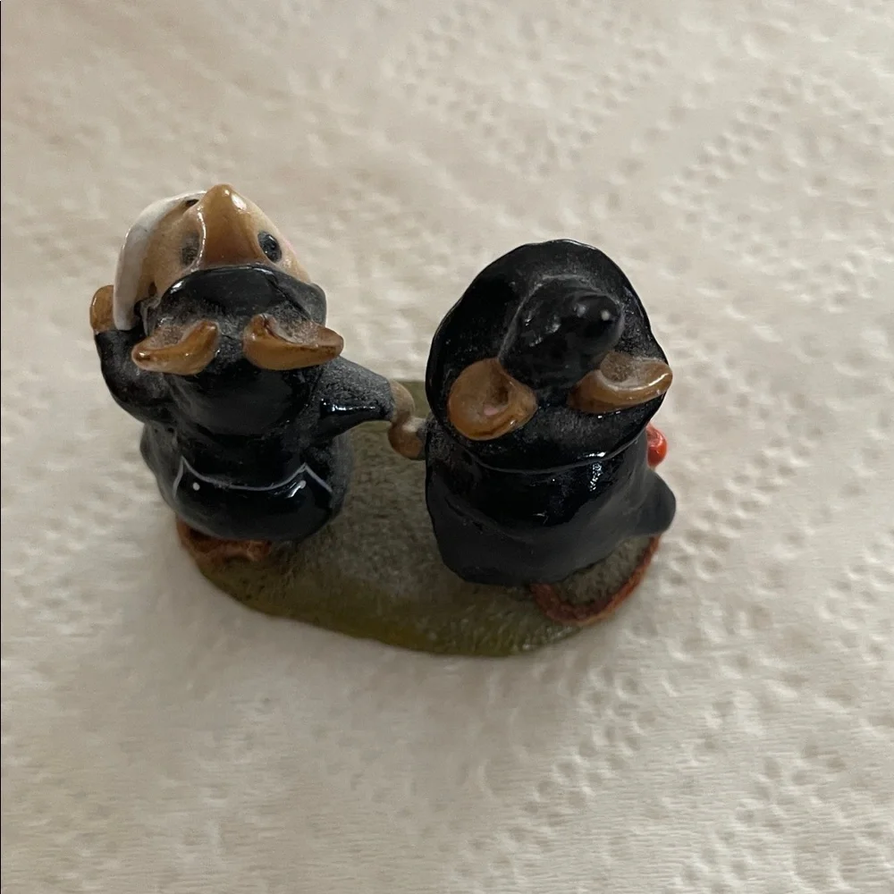 Wee forest folk Halloween Figurine Couple -